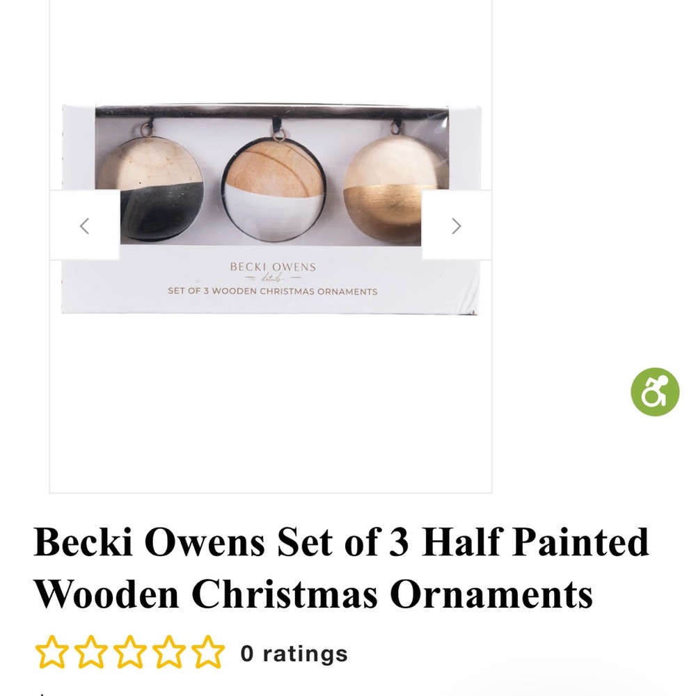 In search of: Becki Owens wooden ornaments.